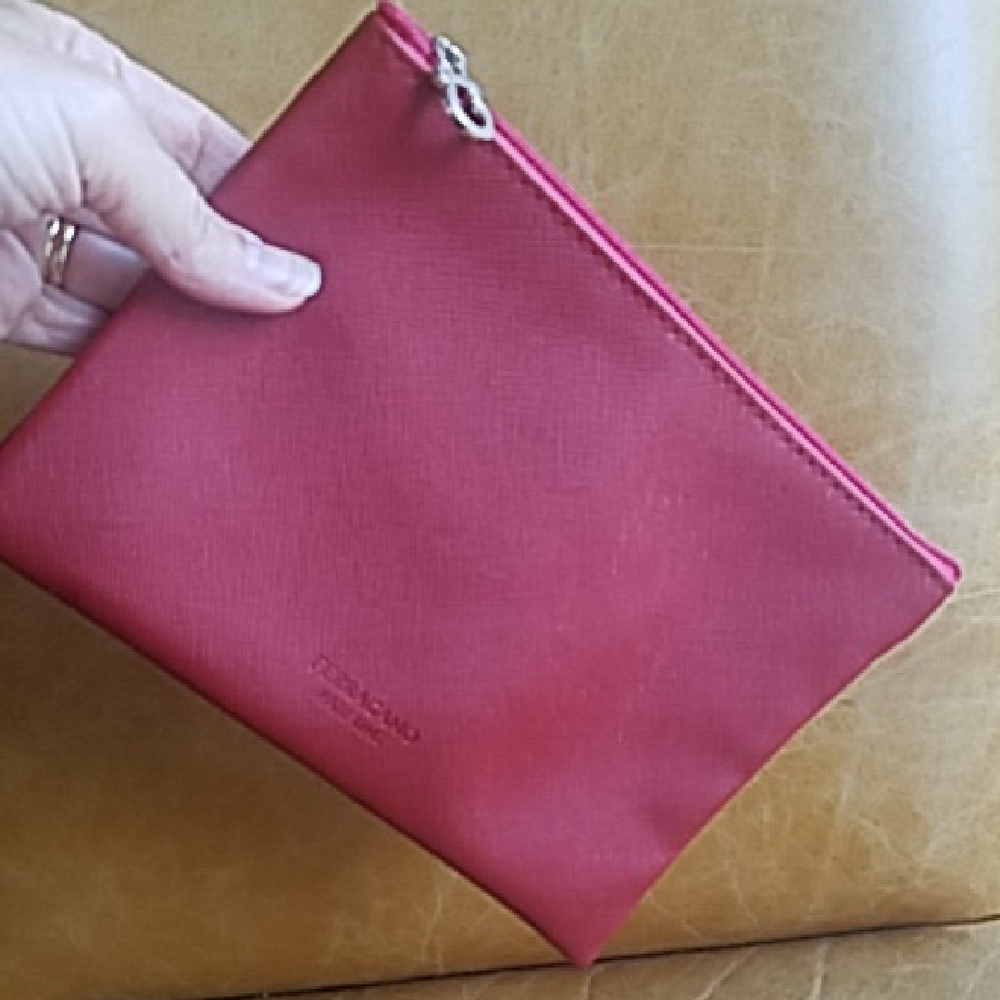 Ferragamo Toiletry Cosmetic Clutch Bag
